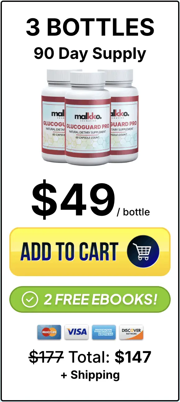 Buy GlucoGuard Pro 3 Bottles