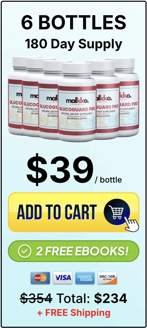 Buy GlucoGuard Pro 6 Bottles